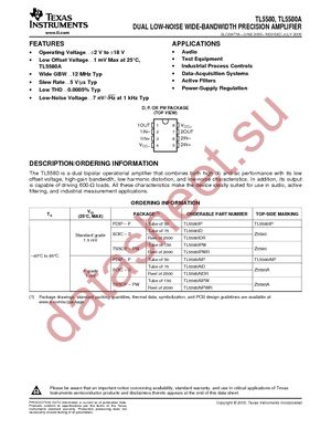 TL5580AIDR datasheet  